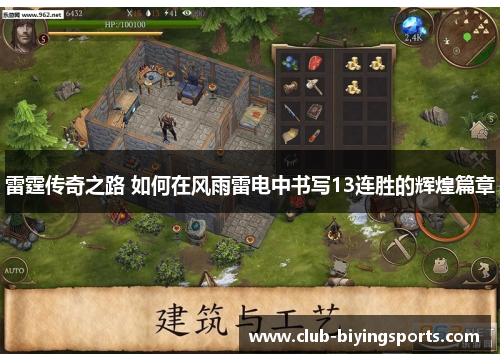 雷霆传奇之路 如何在风雨雷电中书写13连胜的辉煌篇章